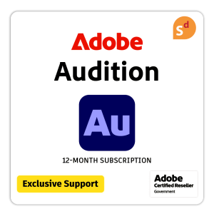 Adobe Audition for Government + Premium Support