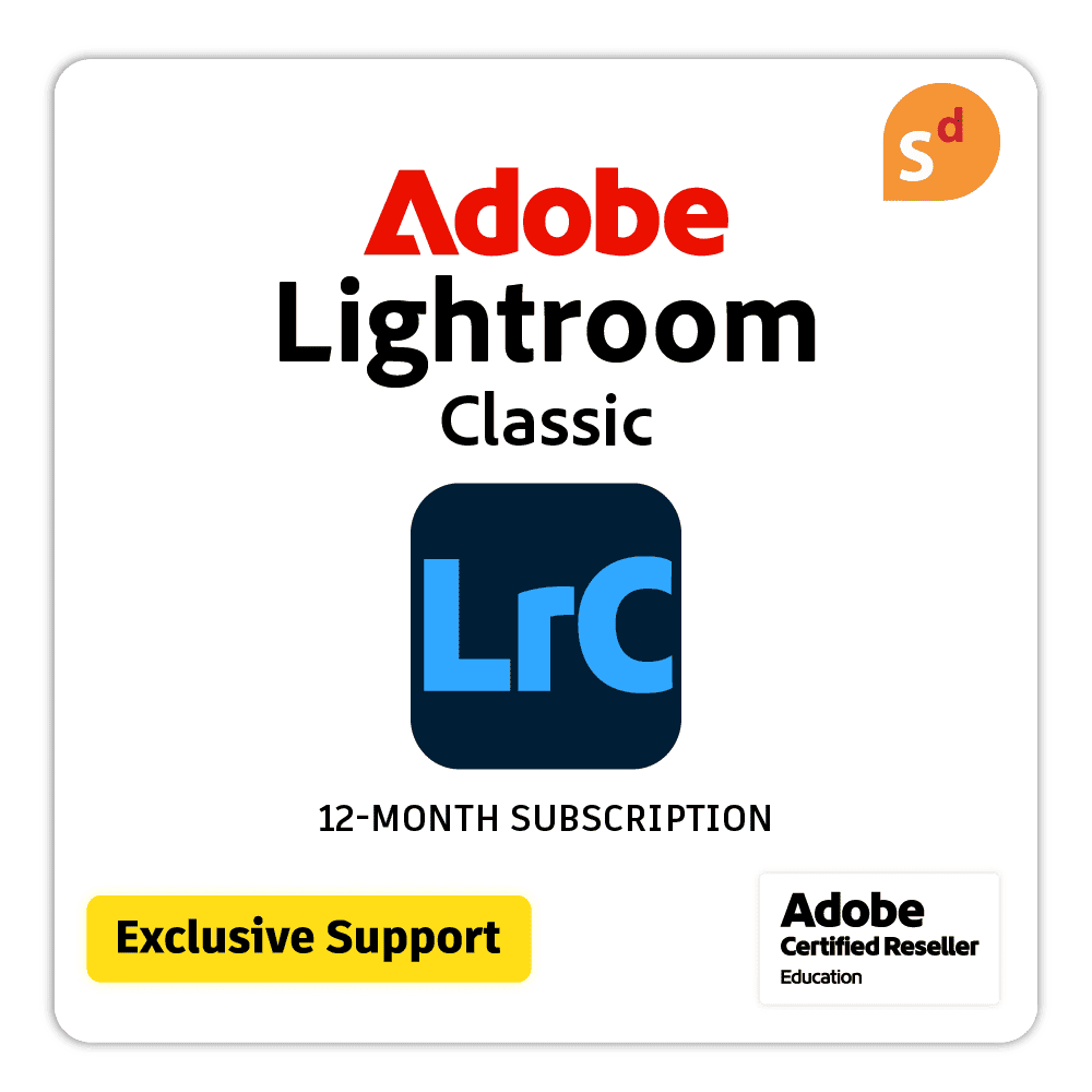 Adobe Lightroom Classic for Education + Premium Support
